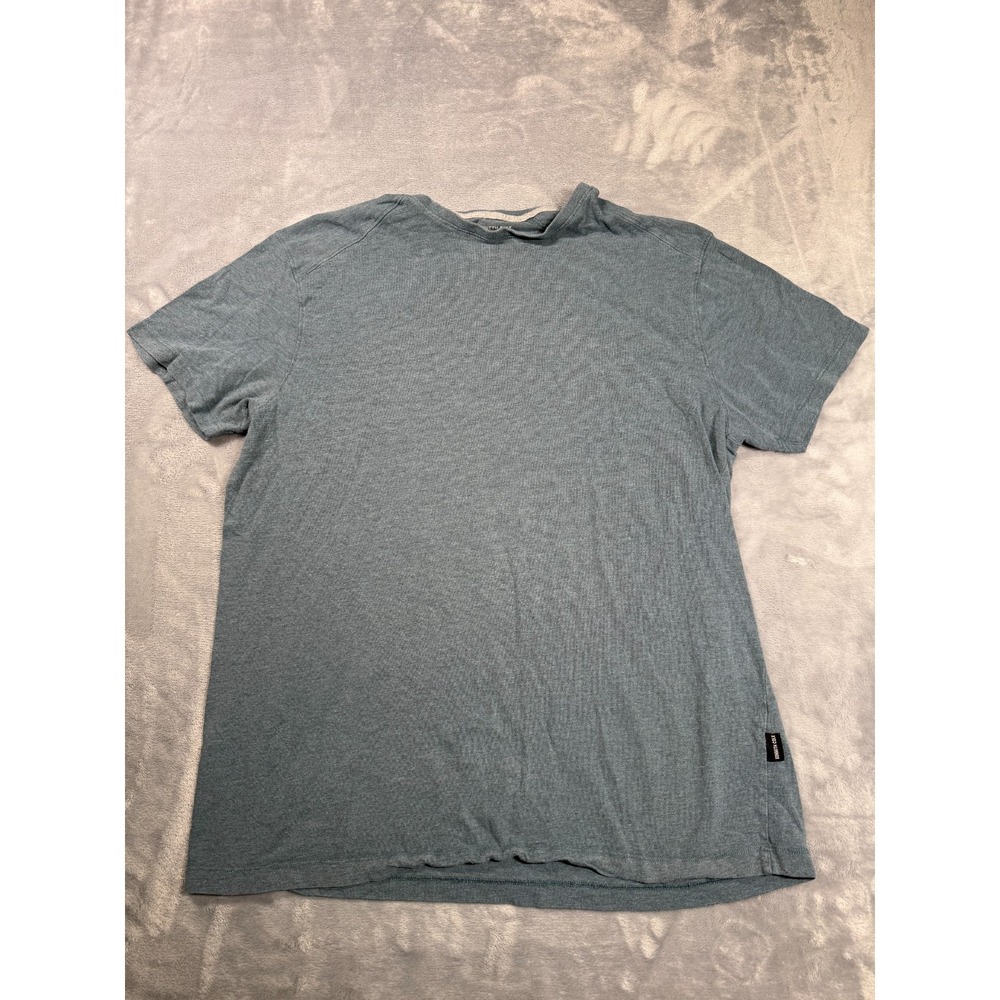 Kenneth Cole New York T Shirt Mens Large Heathered Gray Organic Cotton Stretch